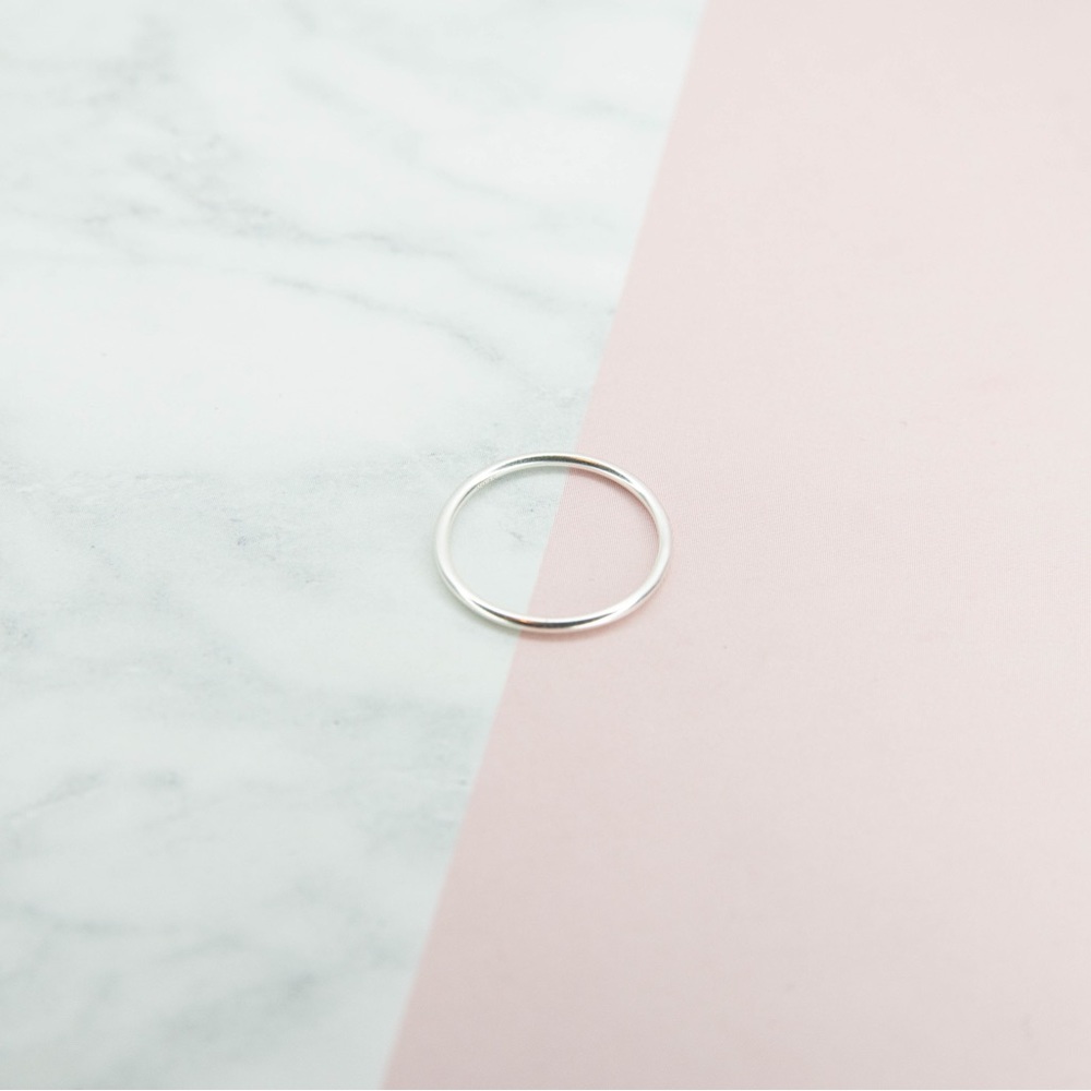 1mm 925 Sterling Silver Minimalist solid band ring
Metal Tested ✔️